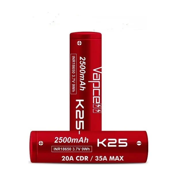 Vapcell K25 18650 Battery 3.7V 35A (1 szt.)